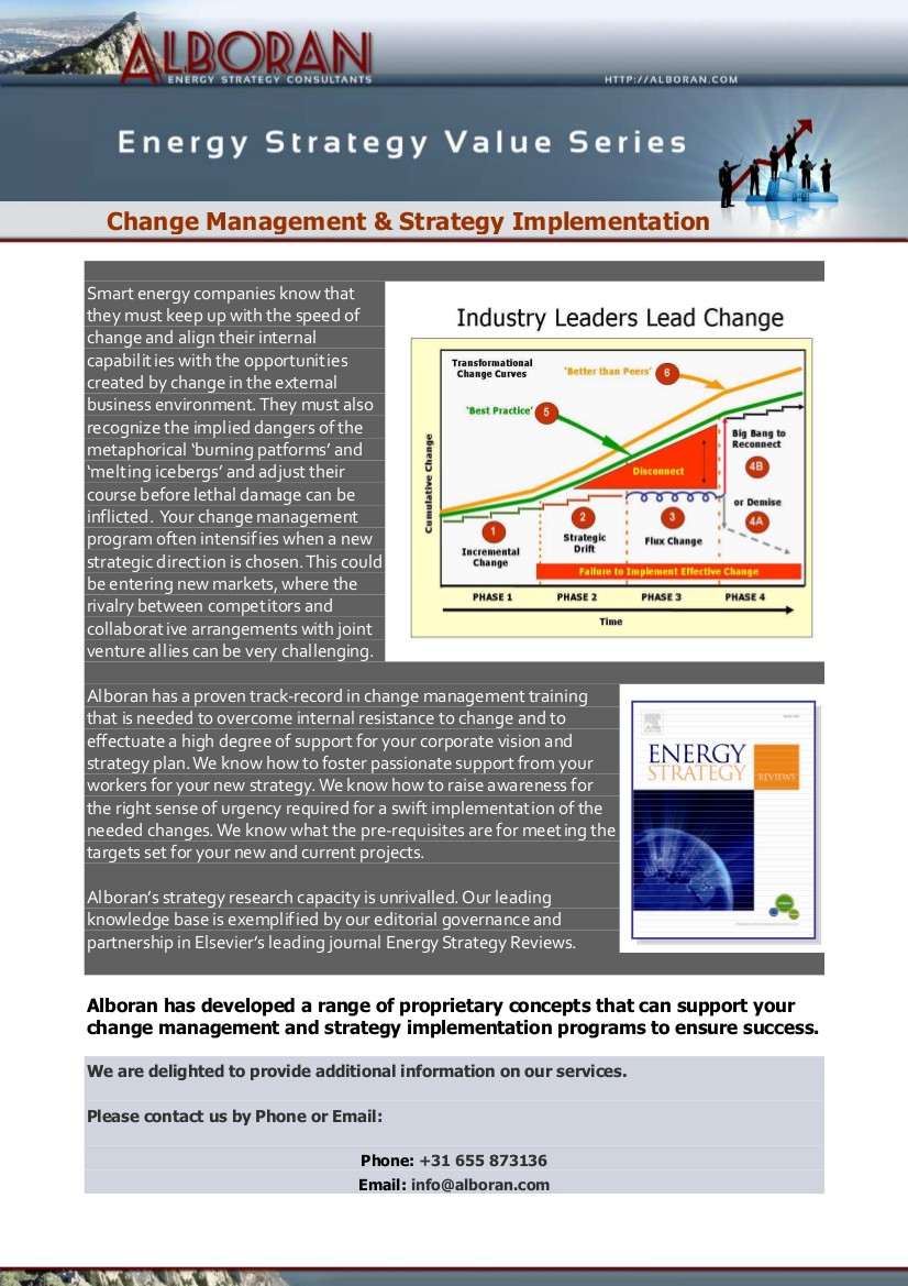 Change Management & Strategy Implementation