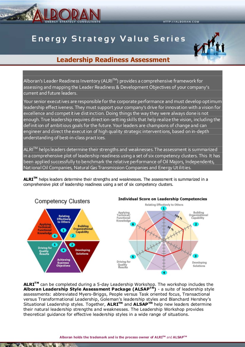 Leadership Readiness Assessment